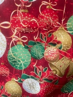 Gorgeous Designer Christmas Ornament Blanket!